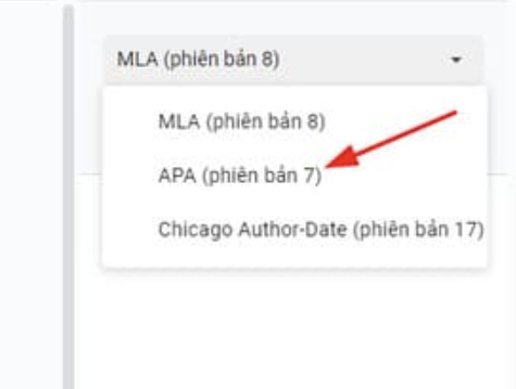 Cách trích dẫn tài liệu chuẩn APA trên Google Docs