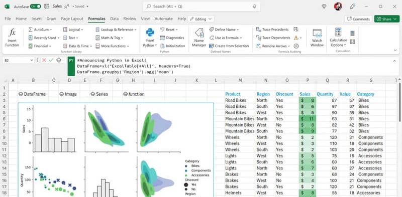 sử dụng Python trong Excel