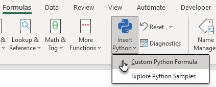 sử dụng Python trong Excel