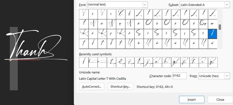 cách tạo chữ ký trong word