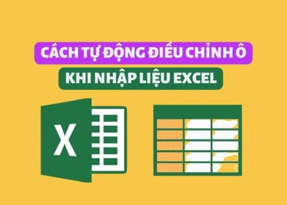 tự động co dãn kích thước ô dữ liệu trong Excel